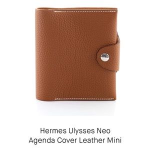 Hermes Ulysse Neo mini notebook cover Gold with Inserts